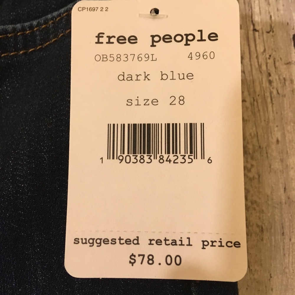 Free People Busted Knee Skinny Jeans - Picture 4 of 5